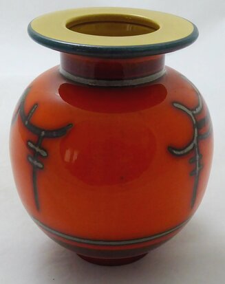 Gouda Flora Keramik vase Yellow 882