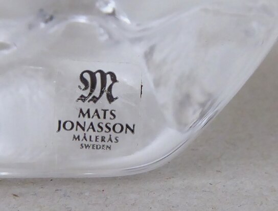 Mats Jonasson Glas Skulptur